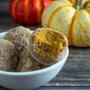 Pumpkin Pie Bombs in 5 ingredients and 10 minutes; 15 carbs per serving of 2. The perfect pumpkin season guilt free treat that is Keto, Paleo, Vegan and Sugar Free.? thegestationaldiabetic.com