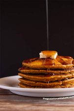 Fluffy, sugar free and gluten free, these healthy Pumpkin Pancakes are nutrient dense to start your day right! Check out the macro nutrients! Only 9 ingredients and ready in 20 minutes. Keto too.? thegestationaldiabetic.com
