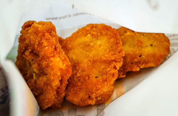 3 Burger King chicken nuggets