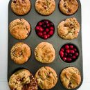 muffins with one bitten into