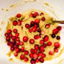 mix with cranberries added