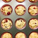 muffin pan filled