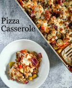 Pizza Casserole (no crust or pasta)