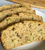 4 slices of lower carb zucchini bread
