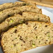 4 slices of lower carb zucchini bread